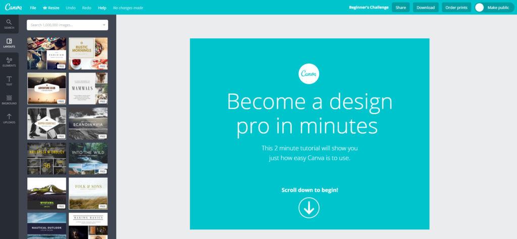 Canva onboarding